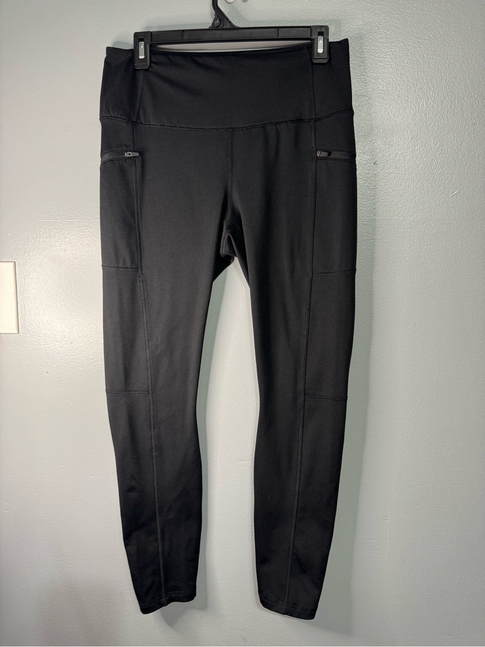 90 Degree By Reflex High Rise Performance Leggings Women’s Large Side Zip Pocket